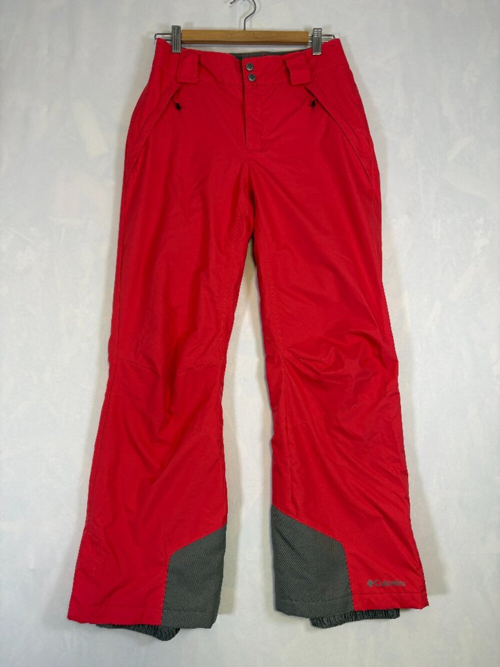 Columbia Omni-Heat Red Ski Snow Pants Women’s Medium Waterproof Winter